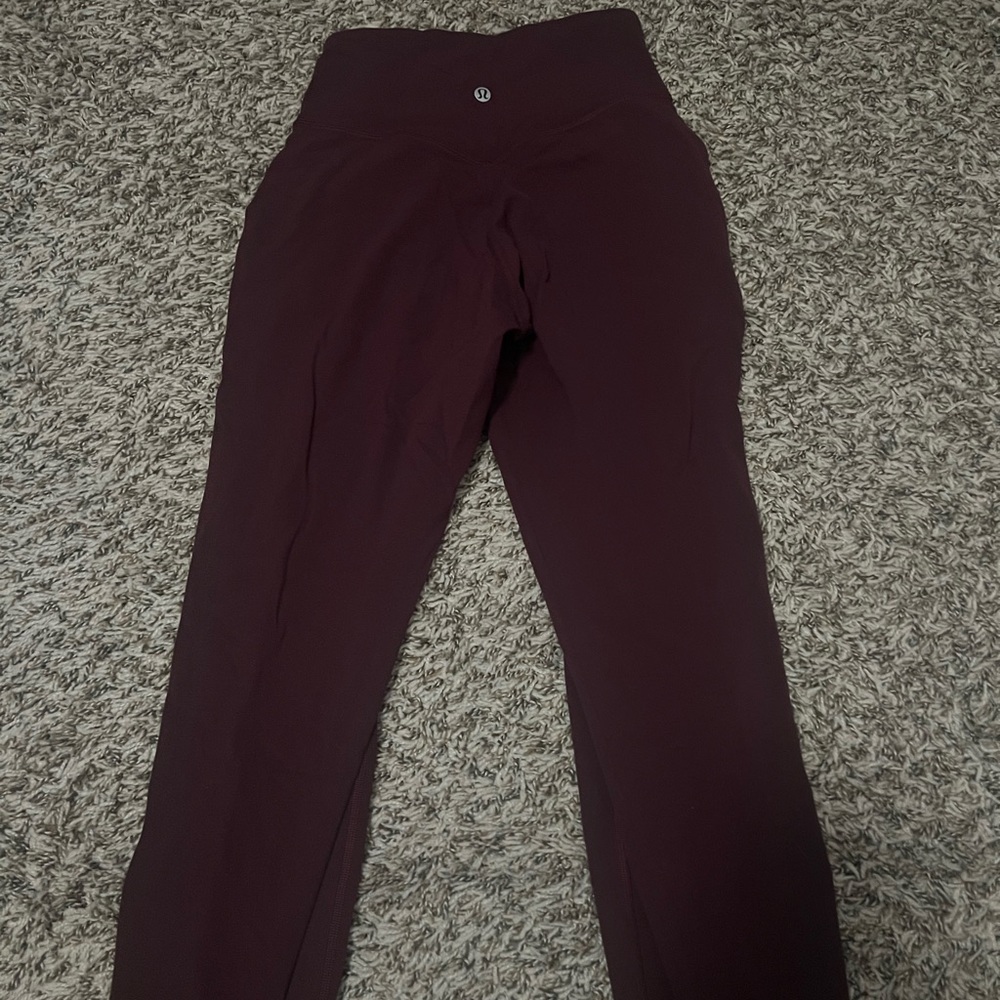 Lululemon align joggers maroon